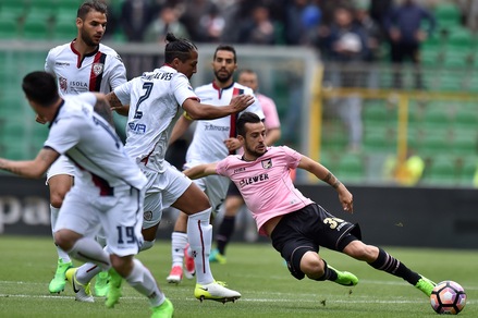 Palermo-Cagliari 1-3: i sardi vincono in rimonta