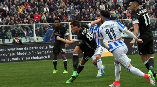 Serie A Pescara-Milan 1-1, il tabellino
