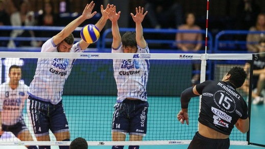 Volley: Play Off 5° posto, Verona e Piacenza sul 2-0, Molfetta pareggia i conti