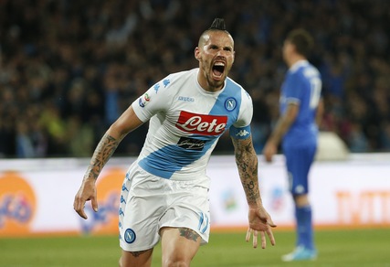 Napoli-Juventus 1-1, Hamsik risponde a Khedira