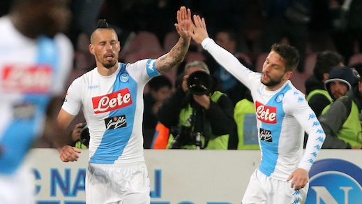 Napoli-Juventus 1-1: Hamsik risponde a Khedira