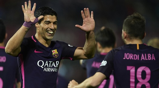 Liga, Granada-Barcellona 1-4: Suarez show, Real Madrid a +2
