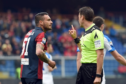 Serie A, stangata di 5 turni a Pinilla dal Giudice Sportivo