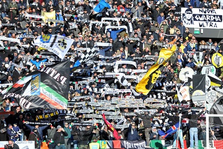 Serie A Udinese, doppio Daspo ad un tifoso bianconero
