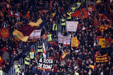Roma-Lazio, ecco le curve senza le barriere