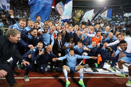 Lazio, è qui la festa! Immobile e compagni sotto la Curva Nord