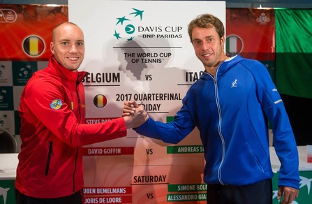 Coppa Davis, Belgio-Italia: si apre con Lorenzi-Darcis