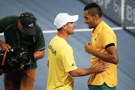 Coppa Davis 2017, l'Australia vede la semifinale: 2-0 agli Usa