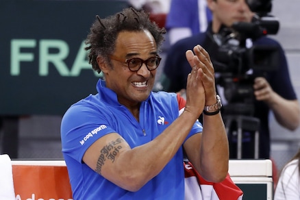 Yannick Noah, che show in Coppa Davis contro la Gran Bretagna