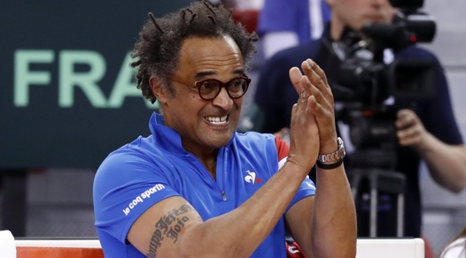 Yannick Noah, che show in Coppa Davis contro la Gran Bretagna