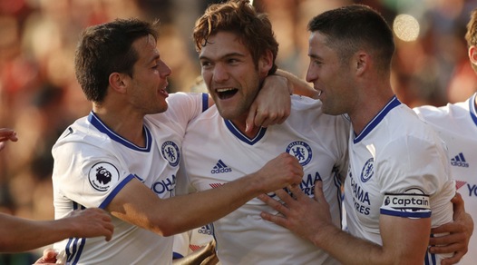 Premier League: il Chelsea vince col Bournemouth e risponde al Tottenham