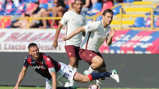 Serie A Bologna-Roma 0-3, il tabellino
