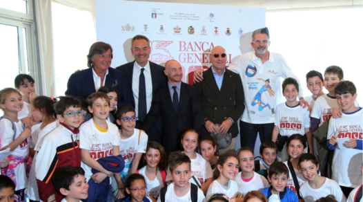 Panatta, Lucchetta, Graziani e Juri Chechi: tutti insieme a "Un Campione per Amico"