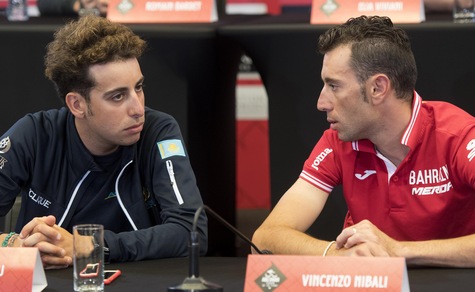 Nibali: «Dispiace per Aru, il Giro d'Italia perde un protagonista»