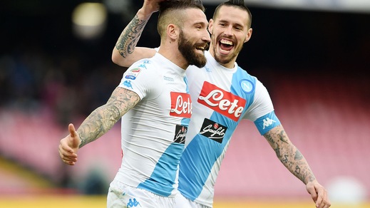 Serie Napoli, si rivede Tonelli. Differenziato Giaccherini