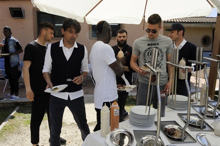 Lazio, lo spogliatoio si fa mangiando: grigliata di squadra a Formello