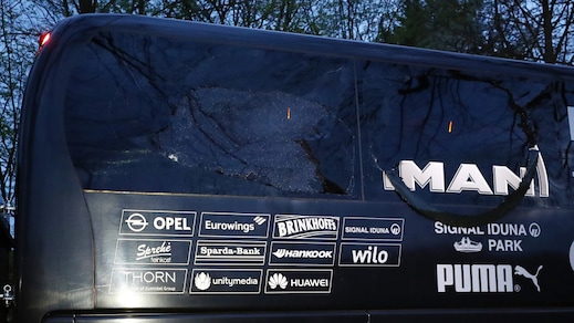 Borussia Dortmund, ecco il pullman colpito dalle tre esplosioni