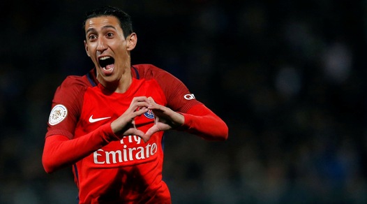 Ligue 1, doppio Di Maria all'Angers: il Psg aggancia in vetta il Monaco