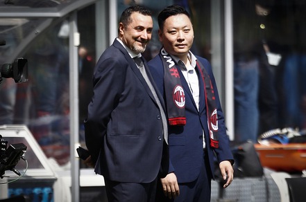 Han Li a Milanello con Fassone: domenica vedrà Milan-Roma