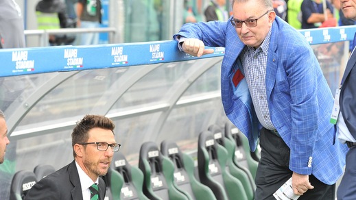 Calciomercato Sassuolo, Squinzi: «Punteremo alla Champions con Di Francesco»