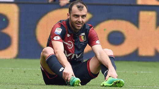 Serie A Genoa, Pandev fermo: dolore alla schiena
