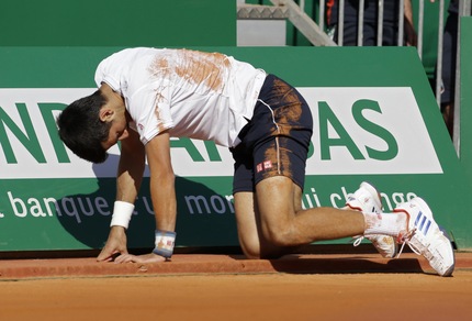 Tennis, Djokovic eliminato da Goffin a Montecarlo