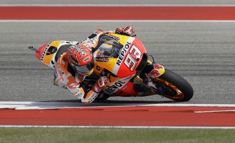 MotoGp, Texas: seconde libere a Marquez, Rossi 4°