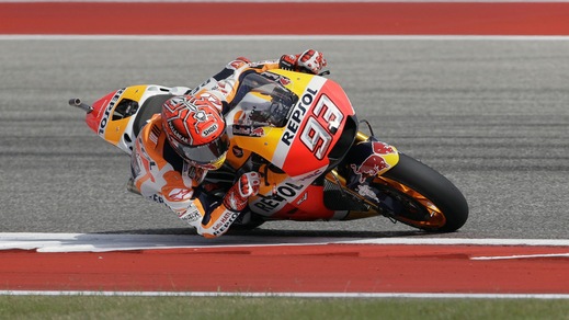 MotoGp, Texas: seconde libere a Marquez, Rossi 4°