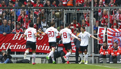 Magonza, Bojan Krkic in gol contro il Bayern Monaco
