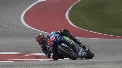 MotoGp, Usa: Viñales chiude in testa le libere, Rossi sesto