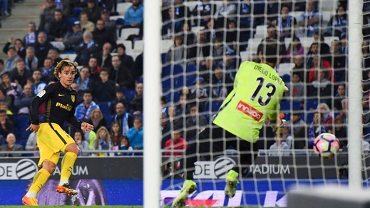 Espanyol-Atletico Madrid 0-1, decide il solito Griezmann