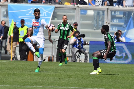 Serie A Sassuolo-Napoli 2-2, il tabellino