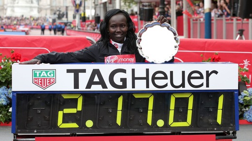 Maratona di Londra: grandissima impresa della Keitany