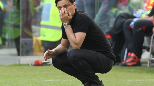 Milan, Montella amaro: «Arbitro ok ma troppe perdite di tempo»