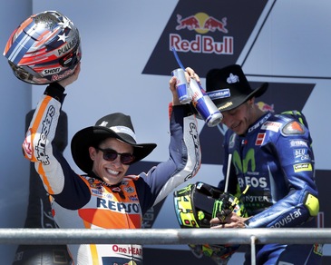 MotoGp Usa: vince Marquez, Rossi secondo e leader del mondiale