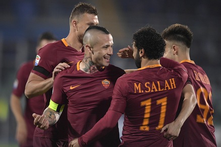 Pescara-Roma 1-4: doppietta di Salah. Zeman retrocesso
