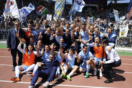 Lazio, che festa per la vittoria nel derby!