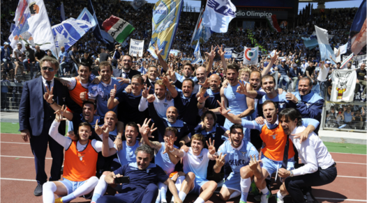Lazio, che festa per la vittoria nel derby!