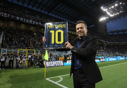 Grandi emozioni per Matthaus a San Siro: applausi e maglia numero 10