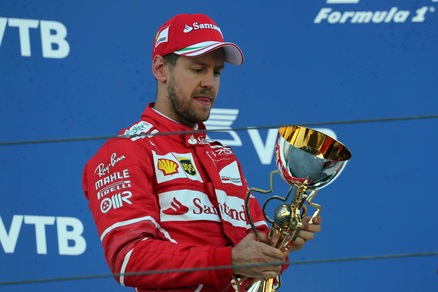 F1: Vettel 2° in Russia, ma in quota è sorpasso su Hamilton