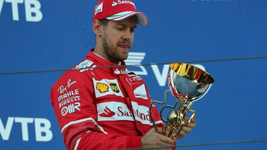 F1: Vettel 2° in Russia, ma in quota è sorpasso su Hamilton