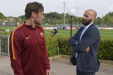 Roma, Totti: «Monchi mi è stato vicino nel momento dell'addio»