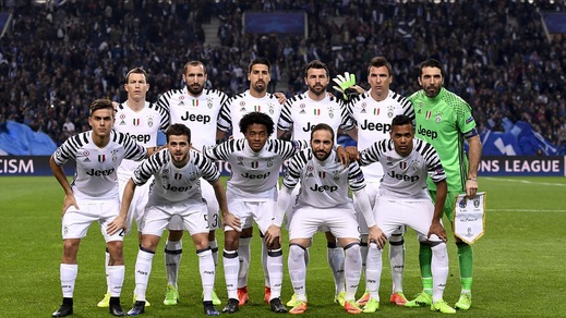 La probabile formazione della Juventus contro il Monaco