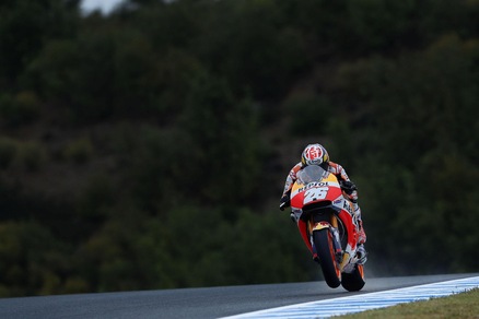 MotoGp, Jerez: Pedrosa centra il bis nelle libere, Rossi 12°