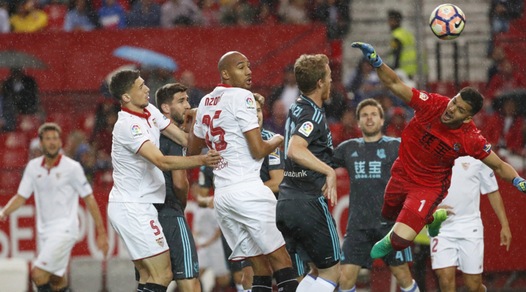 Liga: Siviglia-Real Sociedad 1-1, un punto per la Champions League