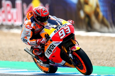 MotoGp, Marquez: «Soddisfatto della prima fila»