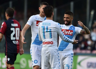 Serie A Napoli-Cagliari 3-1, il tabellino