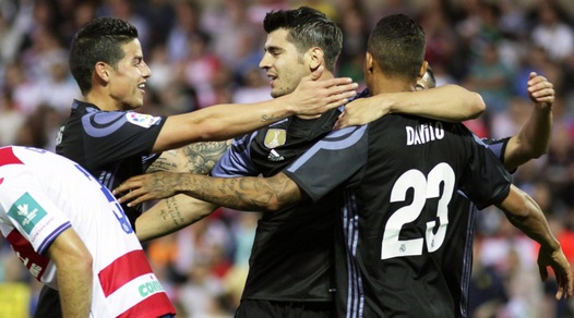Granada-Real Madrid 0-4. Morata e James chiedono spazio a Zidane