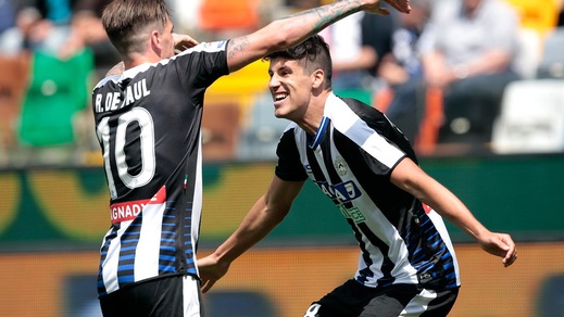 Udinese-Atalanta 1-1: Perica risponde a Cristante