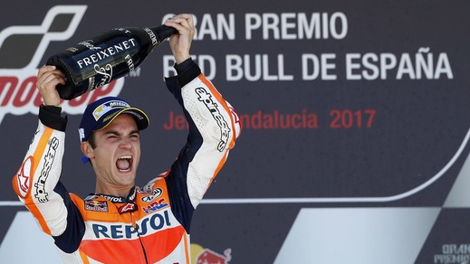 MotoGp, Pedrosa vince a Jerez. Rossi solo decimo
